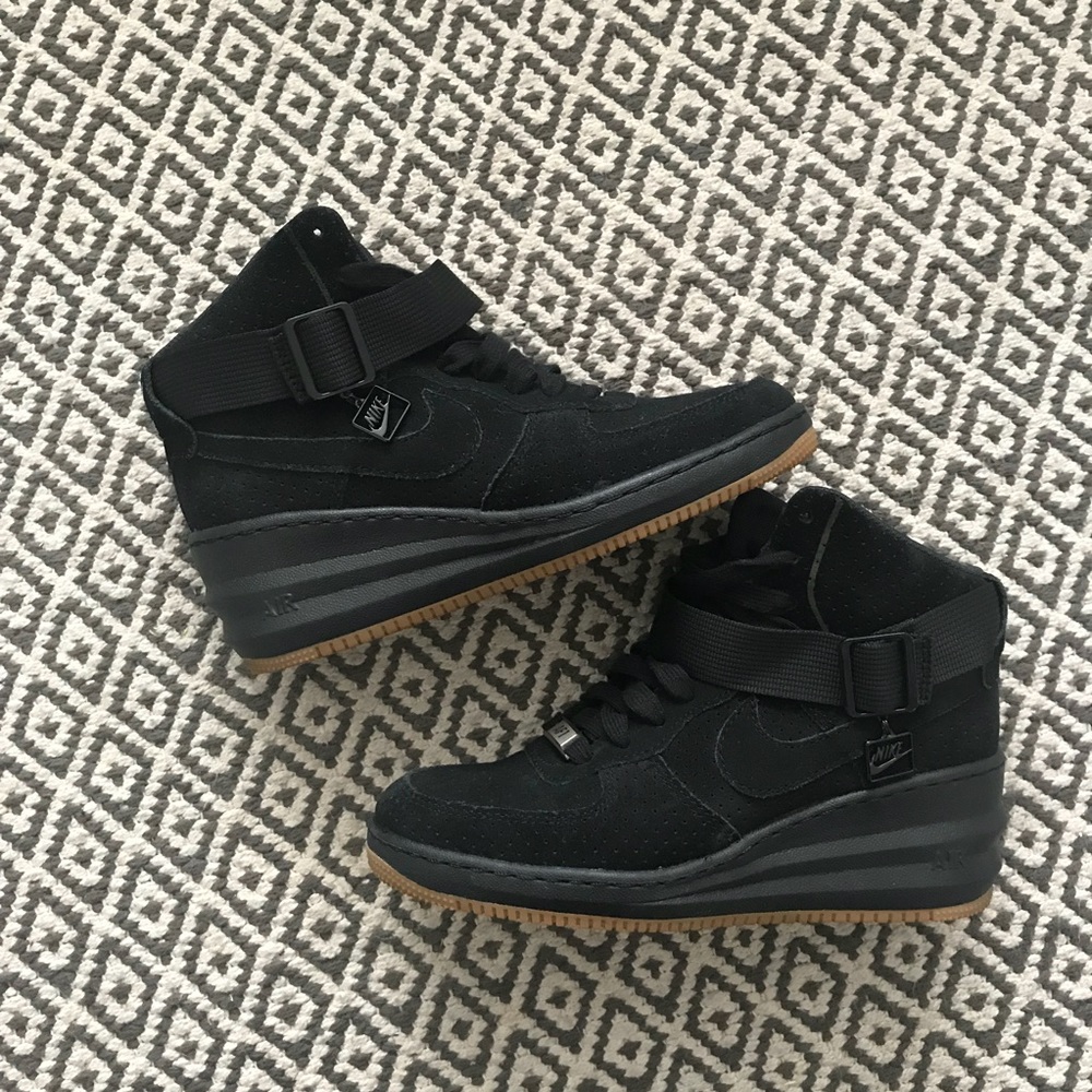 Nike Air Lunar Force 1 black shoes
